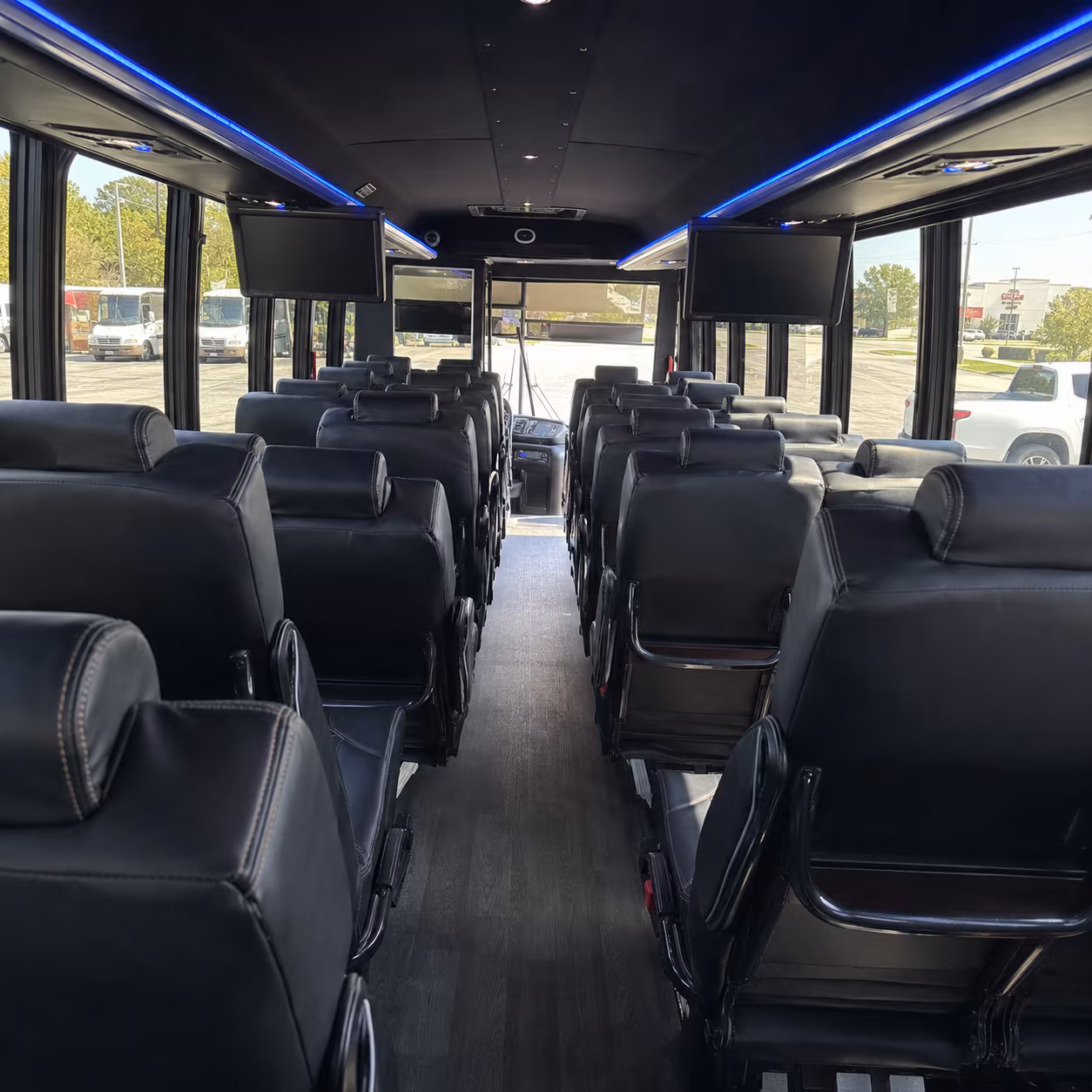 15-35 Passenger Minibus Inside