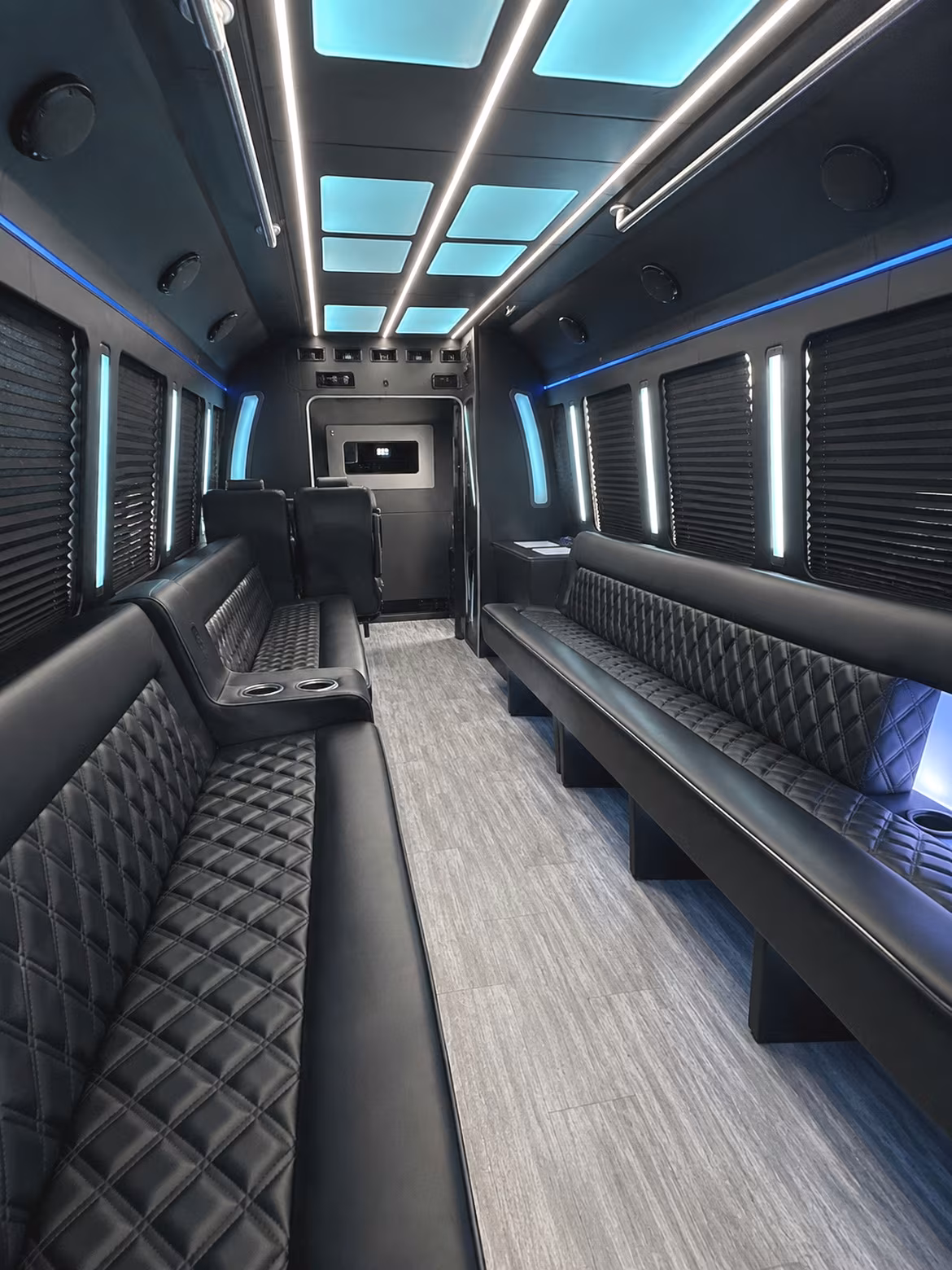 Ontario Concert & Music Festival Transportation party bus interior