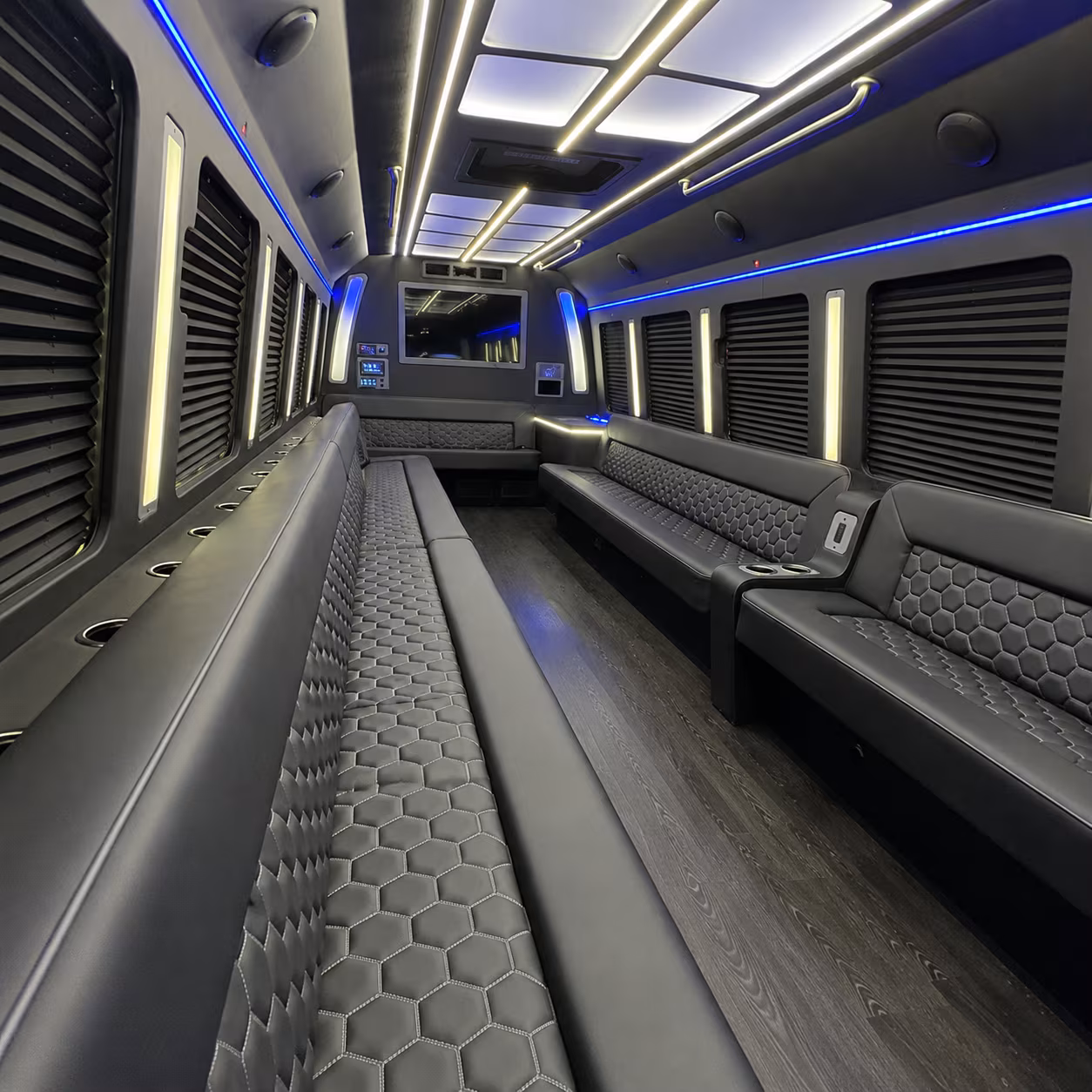 Ontario Private Event Transportation party bus exterior
