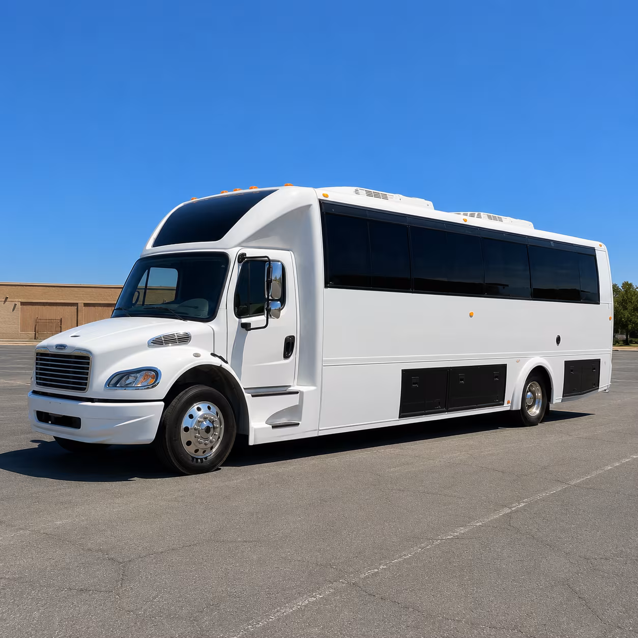 Ontario Prom & Homecoming Transportation party bus exterior