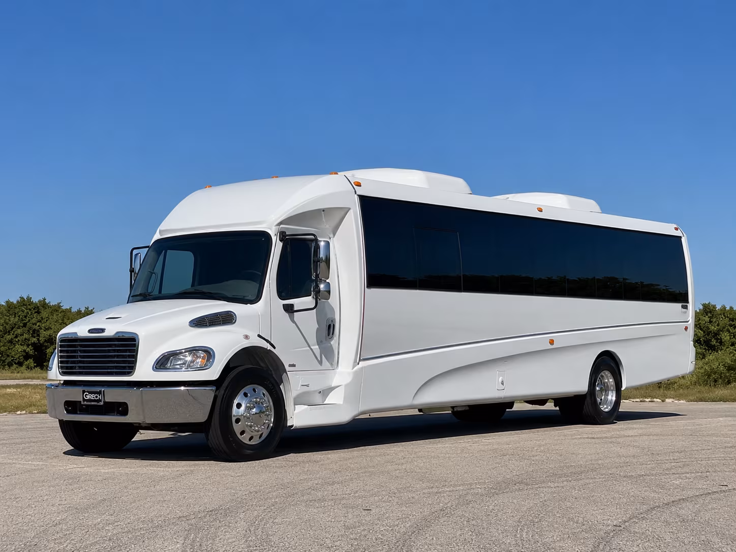 Ontario Prom & Homecoming Transportation party bus exterior