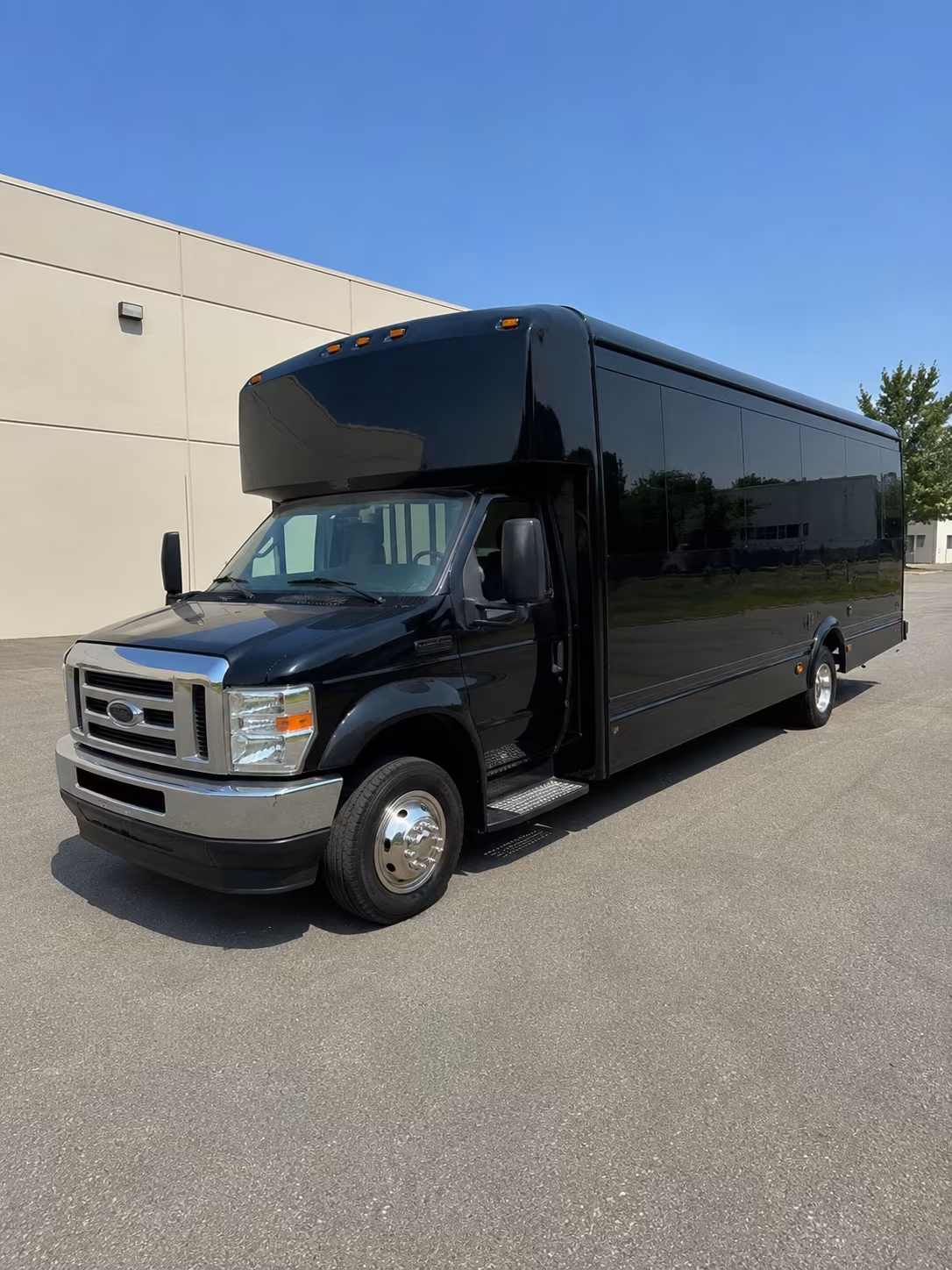 Ontario Sporting Event Transportation party bus exterior