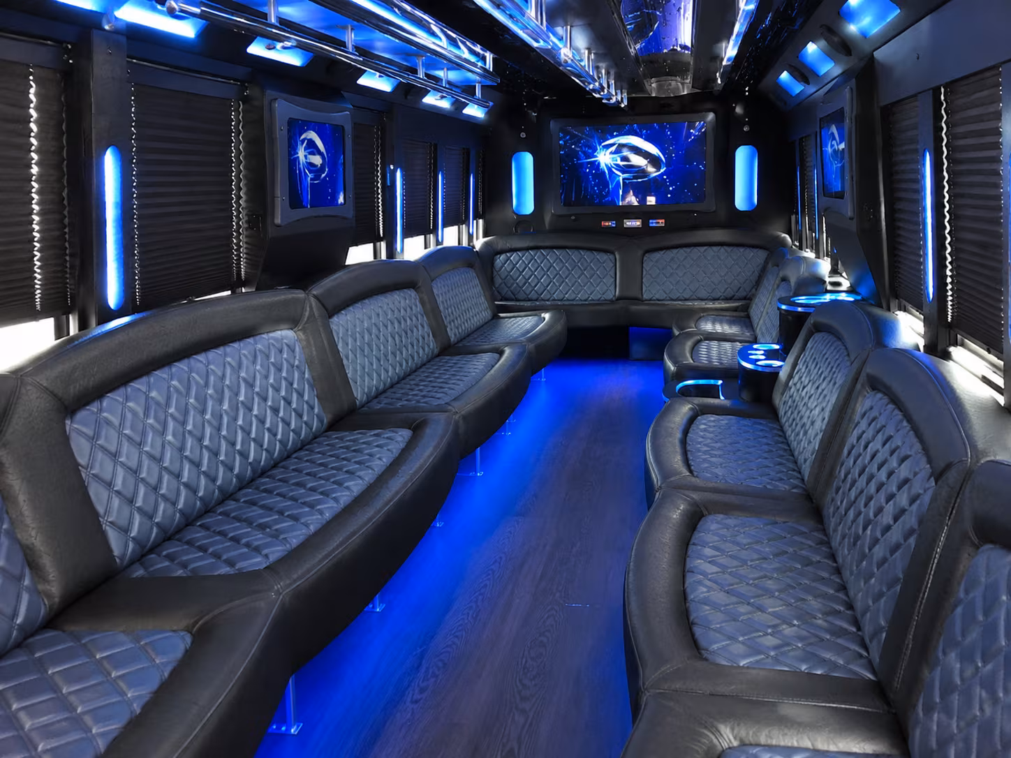 Ontario Wedding Transportation party bus exterior
